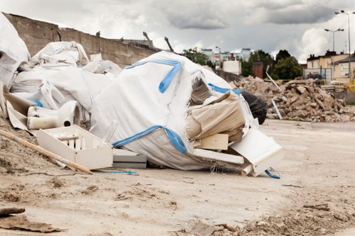 Professionals performing garage clearance in Dalston