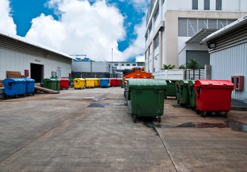 Various types of business waste