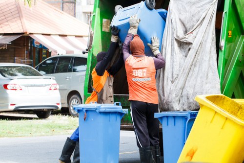 Eco-friendly recycling process in office clearance